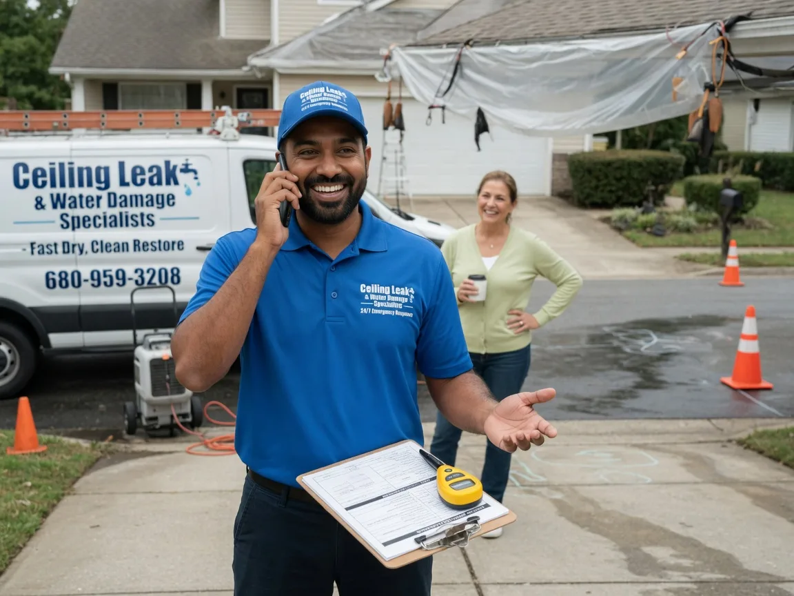 Ceiling Leak Cleanup Ellston, IA FAQs